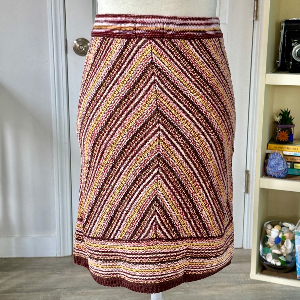 Anthropologie Viola Chevron Knit Sweater Pencil Skirt (size XS) - Picture 5 of 9